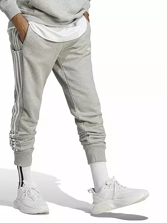 ADIDAS | Pantalon de jogging homme Essentials French Terry Tapered Cuff 3-Stripes | grau